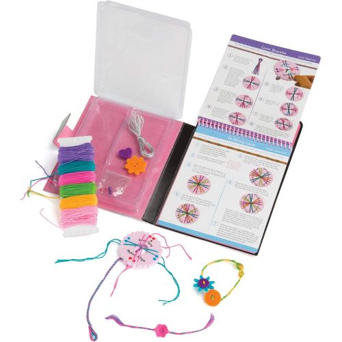  [아마존베스트]Melissa & Doug On-the-Go Friendship Bracelets Craft Activity Set (Makes 10+ Bracelets)