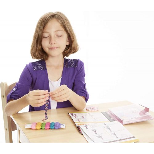  [아마존베스트]Melissa & Doug On-the-Go Friendship Bracelets Craft Activity Set (Makes 10+ Bracelets)