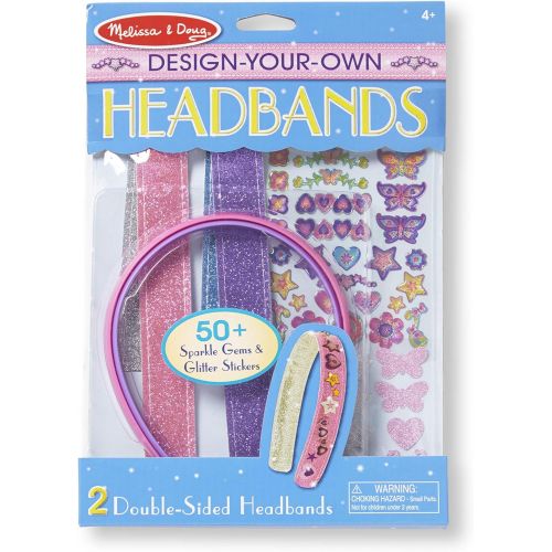  [아마존베스트]Melissa & Doug Design-Your-Own Headbands Jewelry-Making Kit With 50+ Stickers
