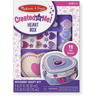 [아마존베스트]Melissa & Doug Decorate-Your-Own Wooden Heart Box Craft Kit