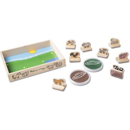  [아마존베스트]My First Wooden Stamp Set - Farm Animals