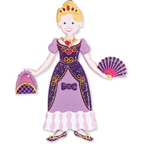  [아마존베스트]Melissa & Doug Puffy Sticker Play Set, Princess (Reusable Activity Book,67 Stickers, Great for Travel)