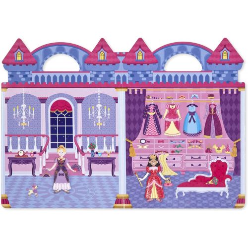  [아마존베스트]Melissa & Doug Puffy Sticker Play Set, Princess (Reusable Activity Book,67 Stickers, Great for Travel)