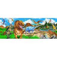 [아마존베스트]Melissa & Doug Land of Dinosaurs Floor Puzzle (Easy-Clean Surface, Promotes Hand-Eye Coordination, 48 Pieces, 4 Feet Long)