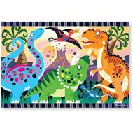 [아마존베스트]Melissa & Doug Dinosaur Dawn Jumbo Jigsaw Floor Puzzle (24 pcs, 2 x 3 feet)