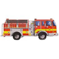 [아마존베스트]Melissa & Doug Giant Fire Truck Floor Puzzle (Easy-Clean Surface, Promotes Hand-Eye Coordination,24 Pieces, 48” L x 18” W)