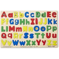 [아마존베스트]Melissa & Doug Upper & Lower Case Alphabet Letters Wooden Puzzle (52 pcs)