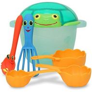 [아마존베스트]Melissa & Doug Sunny Patch Seaside Sidekicks Sand Baking Set (Pretend Play, Beach Toys for Kids, 7 Pieces)