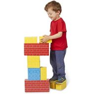 [아마존베스트]Melissa & Doug Deluxe Jumbo Cardboard Blocks (Developmental Toys, Extra-Thick Cardboard Construction, 24 Pieces, 19” H x 12.7” W x 3.7” L)