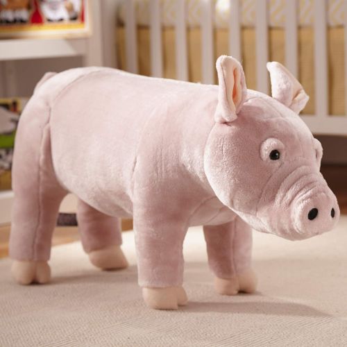  [아마존베스트]Melissa & Doug Giant Pig - Lifelike Stuffed Animal (over 2 feet long)