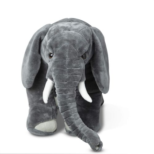  [아마존베스트]Melissa & Doug Giant Elephant - Lifelike Stuffed Animal (over 3 feet long)