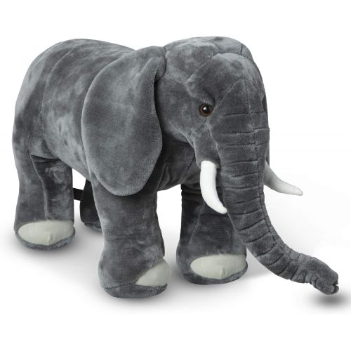  [아마존베스트]Melissa & Doug Giant Elephant - Lifelike Stuffed Animal (over 3 feet long)