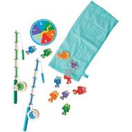 [아마존베스트]Melissa & Doug Catch & Count Wooden Fishing Game (Developmental Toy, 2 Magnetic Rods)