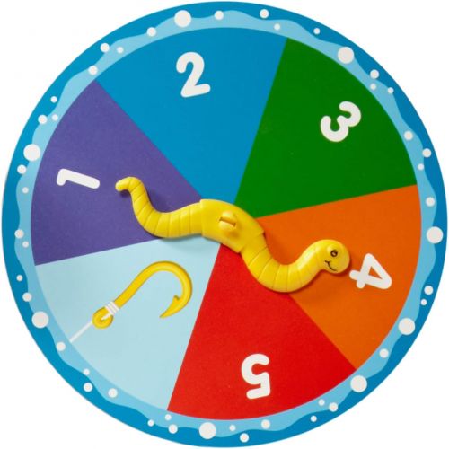  [아마존베스트]Melissa & Doug Catch & Count Wooden Fishing Game (Developmental Toy, 2 Magnetic Rods)