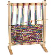 [아마존베스트]Melissa & Doug Wooden Multi-Craft Weaving Loom (Arts & Crafts, Extra-Large Frame, Develops Creativity and Motor Skills, 16.5 H x 22.75 W x 9.5 L)