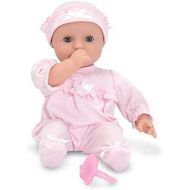 [아마존베스트]Melissa & Doug Mine to Love Jenna 12-Inch Soft Body Baby Doll, Romper and Hat Included, Wipe-Clean Arms & Legs, 12.5 H x 7.2 W x 4.7 L