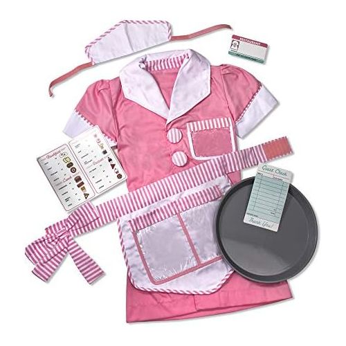  [아마존베스트]Melissa & Doug Waitress Role Play, 3-6 Years