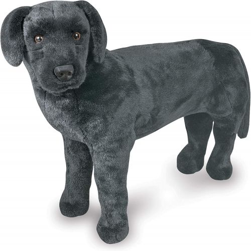  [아마존베스트]Melissa & Doug Black Lab Giant Stuffed Animal (Wildlife, Soft Fabric, Beautiful Black Lab Markings, 30.5 H X 19.5 W X 9.5 L)