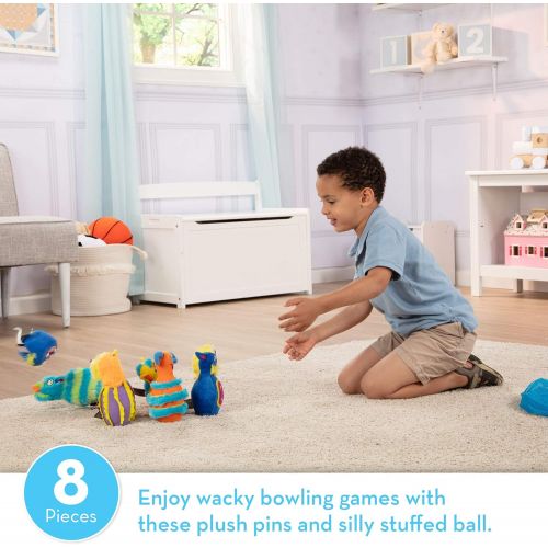  [아마존베스트]Melissa & Doug Monster Bowling Game (8 Pieces, Mesh Storage Bag)