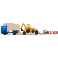 [아마존베스트]Melissa & Doug Dump Truck & Loader Wooden Play Set