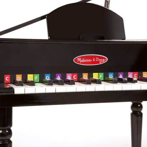  [아마존베스트]Melissa & Doug Learn-to-Play Classic Grand Piano (Mini Keyboard with 30 Hand-Tuned Keys, Non-Tipping Bench, Materials, 23.65” H x 21.4” W x 10.05” L)