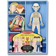 [아마존베스트]Melissa & Doug Magnetic Human Body Anatomy Play Set (Anatomically Correct Boy and Girl Magnets, 24 Magnetic Pieces and Storage Tray)