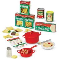 [아마존베스트]Melissa & Doug Prepare & Serve Pasta (Pretend Play, Felt Kitchen Set, Easy to Use, 50+ Piece Set, 10” H x 9” W x 3” L)