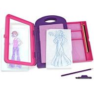 [아마존베스트]Melissa & Doug Fashion Design Activity Kit (Arts & Crafts, 9 Double-Sided Rubbing Plates, 4 Pencils, Crayon, 16 Pieces)