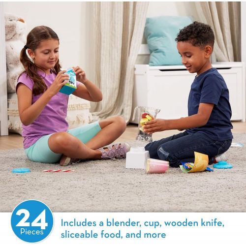  [아마존베스트]Melissa & Doug Smoothie Maker Blender Set (Helps Develop Motor and Social Skills, 24 Pieces)