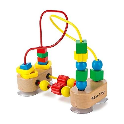  [아마존베스트]Melissa & Doug First Bead Maze (Developmental Toys, Wooden Educational Toy, Quality Craftsmanship & Sturdy Construction)