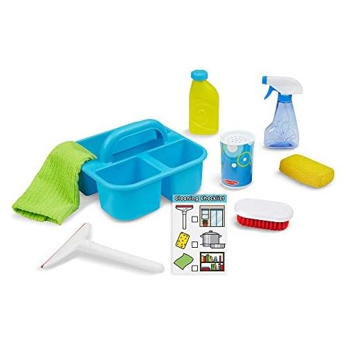  [아마존베스트]Melissa & Doug Spray, Squirt & Squeegee Play Set (Pretend Play Cleaning Set, Promotes Motor Skills, 8 H x 8 W x 8 L)