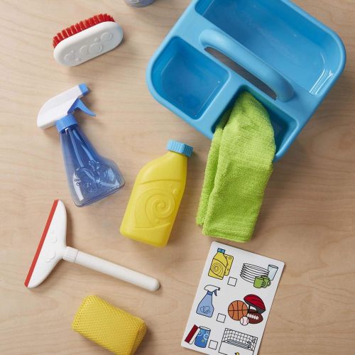  [아마존베스트]Melissa & Doug Spray, Squirt & Squeegee Play Set (Pretend Play Cleaning Set, Promotes Motor Skills, 8 H x 8 W x 8 L)