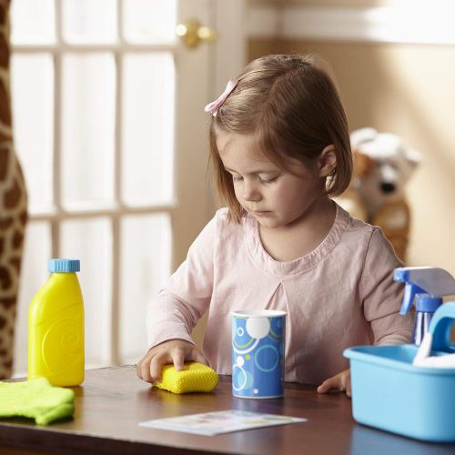  [아마존베스트]Melissa & Doug Spray, Squirt & Squeegee Play Set (Pretend Play Cleaning Set, Promotes Motor Skills, 8 H x 8 W x 8 L)