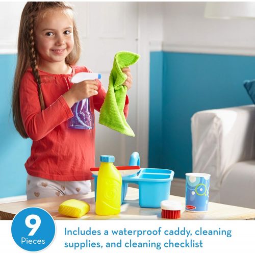  [아마존베스트]Melissa & Doug Spray, Squirt & Squeegee Play Set (Pretend Play Cleaning Set, Promotes Motor Skills, 8 H x 8 W x 8 L)