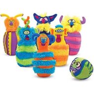 [아마존베스트]Melissa & Doug Monster Bowling Game, Plush 6-Pin Bowling Game with Carrying Case, Weighted Bottoms, 7 Pieces, 9” H x 8.5” W x 7” L