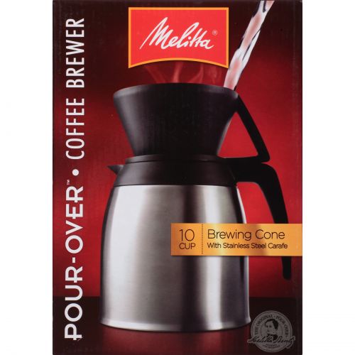  Melitta Pour-Over? Brewer 10 Cup Coffee Maker with Stainless Thermal Carafe