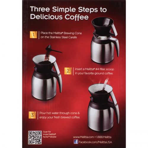  Melitta Pour-Over? Brewer 10 Cup Coffee Maker with Stainless Thermal Carafe
