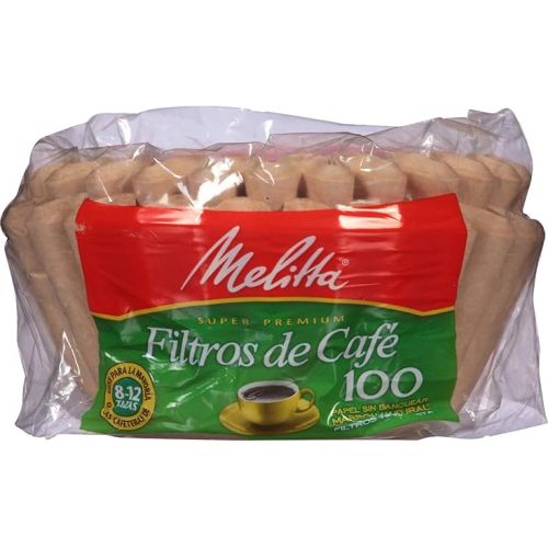  Melitta Basket Coffee Filters Natural Brown Unbleached 100 Count