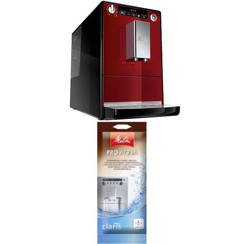  Melitta Caffeo Solo E950-104 Schlanker Kaffeevollautomat mit Vorbruehfunktion / 15 Bar / LED-Display / hoehenverstellbarer + Melitta 192830 Filterpatrone fuer Kaffeevollautomaten, 1 P