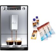 Melitta E 950-103 Kaffeevollautomat Caffeo Solo mit Vorbruehfunktion + Melitta 6er Pflegeset