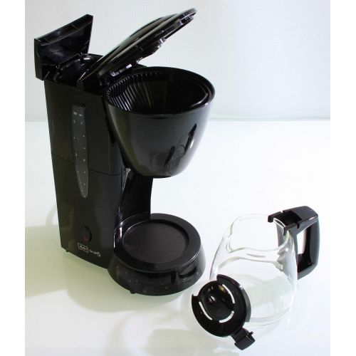  Melitta M 720-1/2 Single5 Kaffeefiltermaschine -Glaskanne mit Tassenskalierung -Tropfstopp schwarz