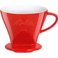 Melitta 218974 Filter Porzellan-Kaffeefilter Groesse 102 Rot