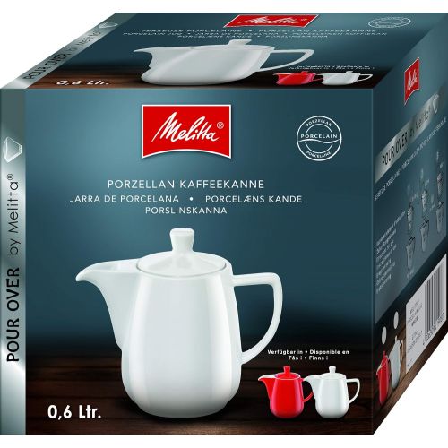  Melitta 219087 Kanne Porzellan Kaffeekanne 0,6l Weiss