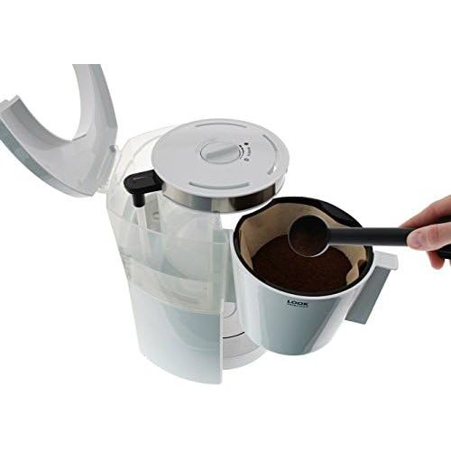  Melitta Kaffeefiltermaschine Look Therm Selection, Aromaselector, Kalkschutz, weiss 101111