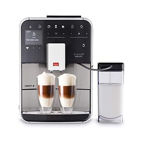  Melitta F840-100 Barista T Smart Kaffeevollautomat, 1450, steel, 1.8 liters, edelstahl/schwarz