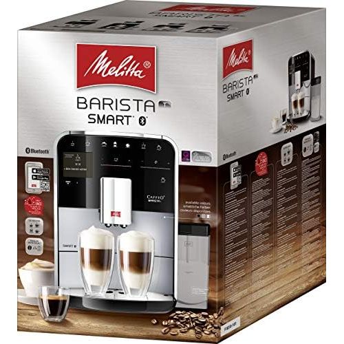  Melitta F840-100 Barista T Smart Kaffeevollautomat, 1450, steel, 1.8 liters, edelstahl/schwarz