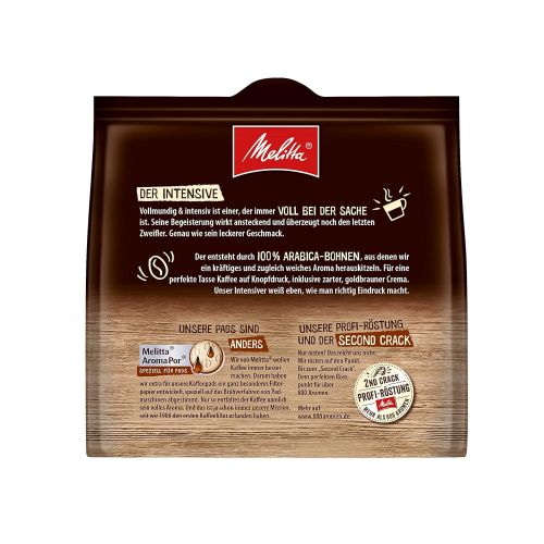  [아마존 핫딜]  [아마존핫딜]Melitta gemahlener Roestkaffee in Kaffeepads, 16 Pads, 100% Arabica, vollmundig und intensiv, Starke 3 bis 4, BellaCrema