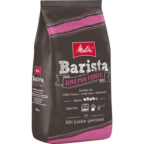  [아마존 핫딜] [아마존핫딜] Melitta Ganze Kaffeebohnen, kraftig und vollmundig, Starke 4, Barista Crema Forte, 1kg