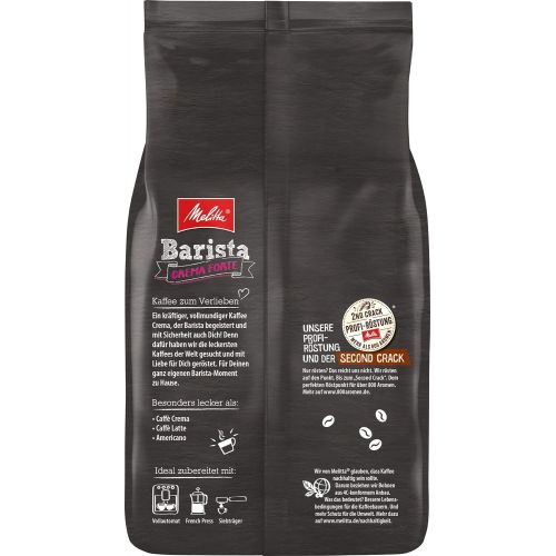  [아마존 핫딜] [아마존핫딜] Melitta Ganze Kaffeebohnen, kraftig und vollmundig, Starke 4, Barista Crema Forte, 1kg