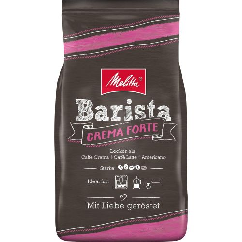  [아마존 핫딜] [아마존핫딜] Melitta Ganze Kaffeebohnen, kraftig und vollmundig, Starke 4, Barista Crema Forte, 1kg